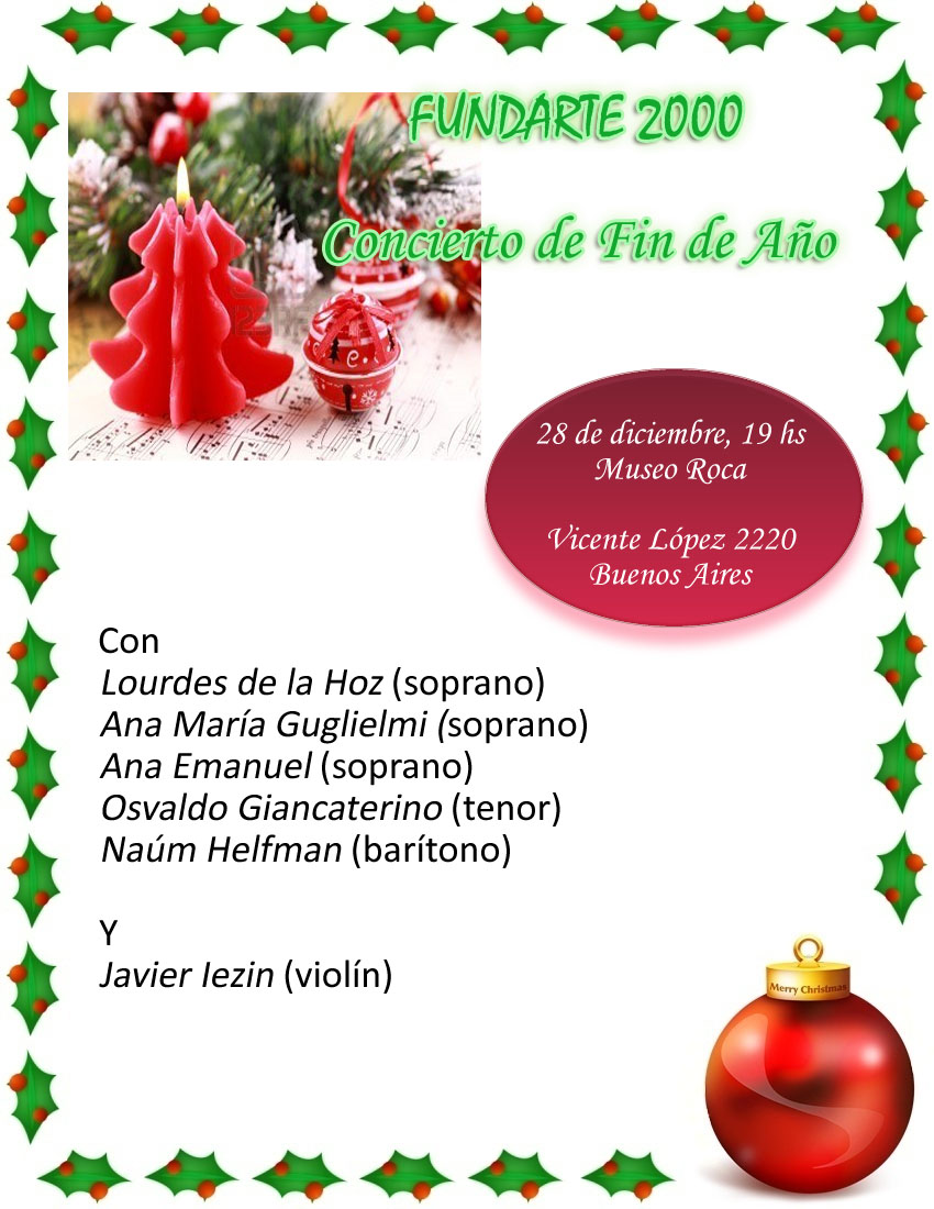 Concierto Fin de Año 2013